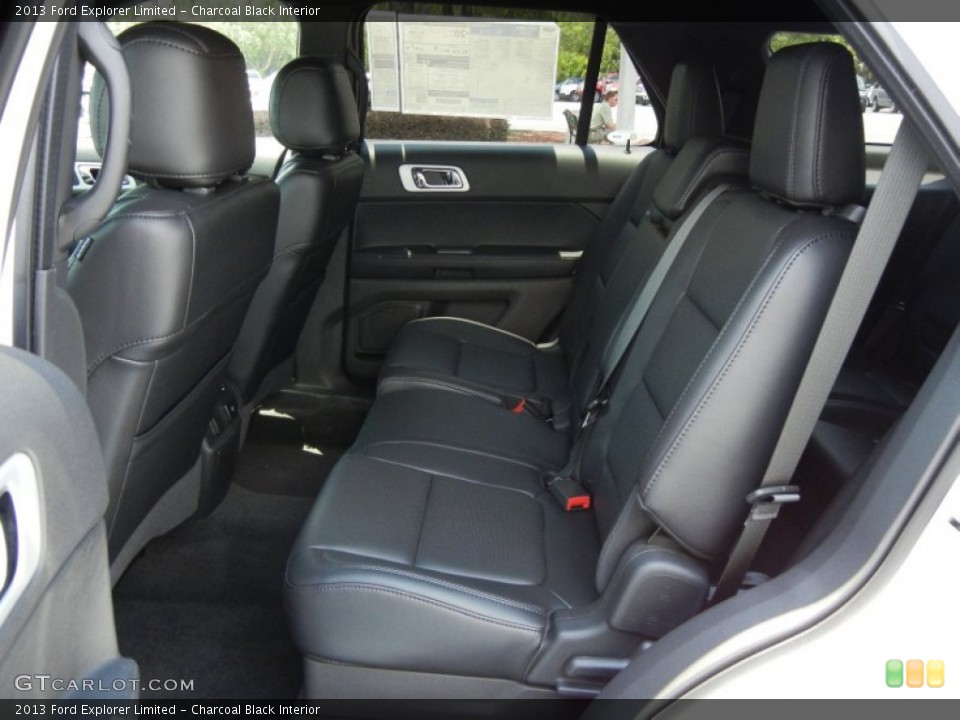 Charcoal Black Interior Rear Seat for the 2013 Ford Explorer Limited #65494636