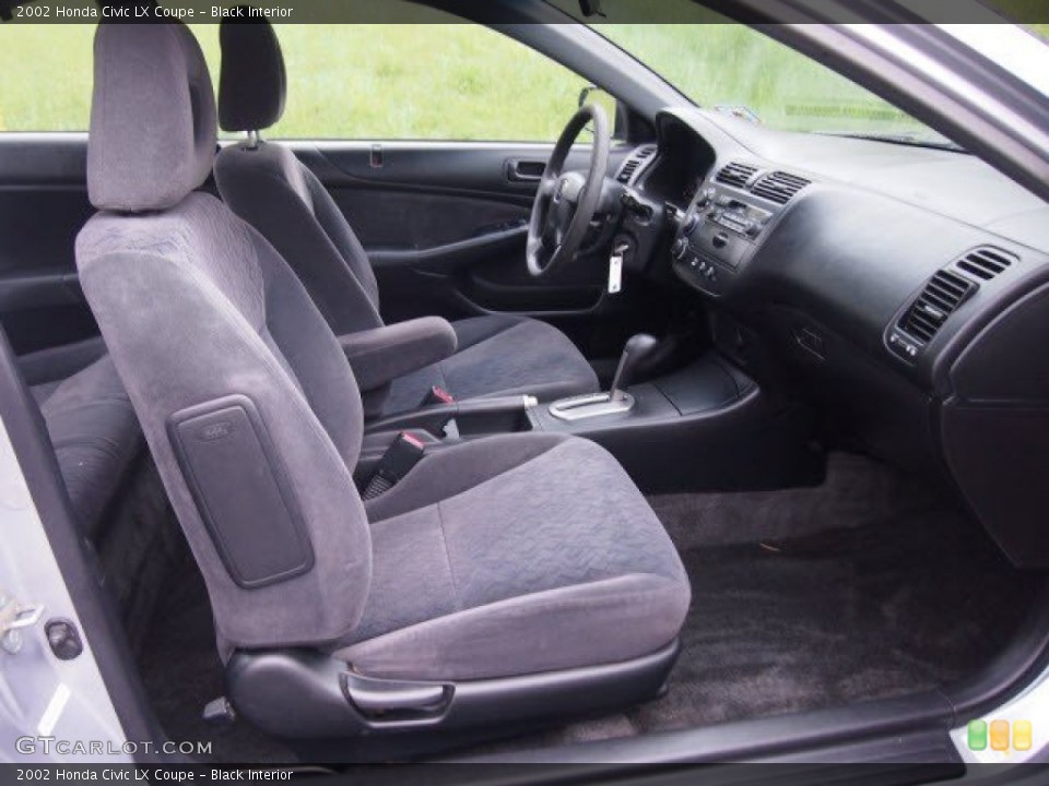 Black Interior Photo for the 2002 Honda Civic LX Coupe #65495674