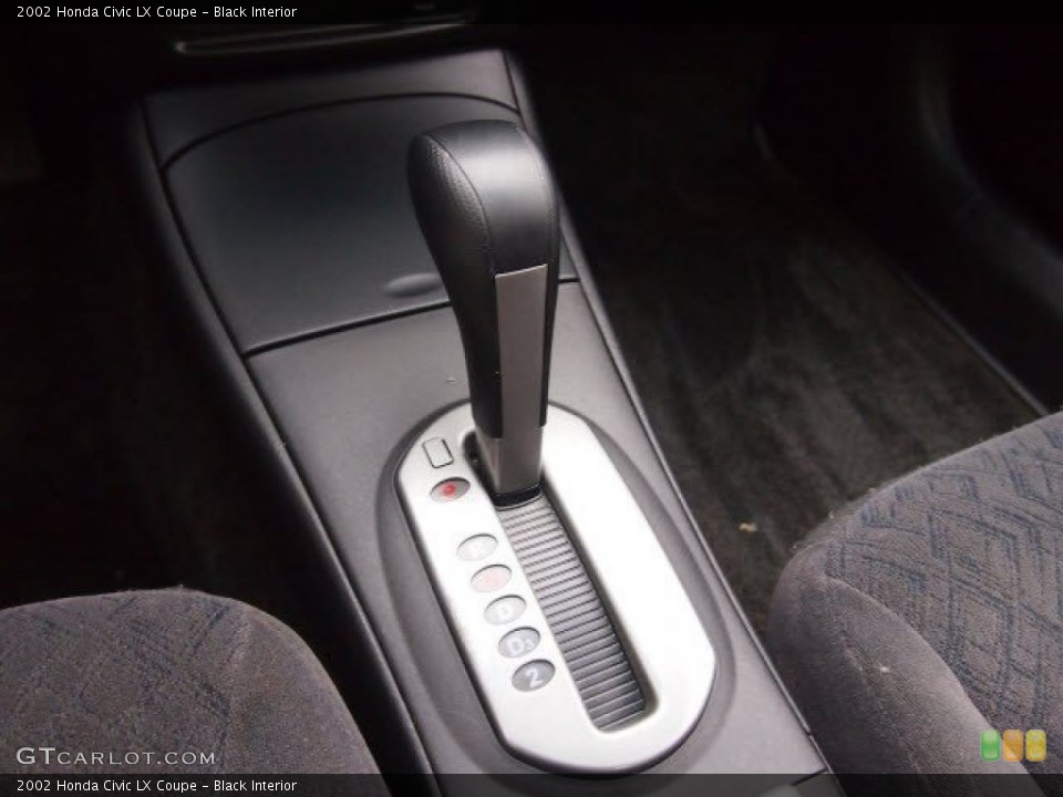 Black Interior Transmission for the 2002 Honda Civic LX Coupe #65495819