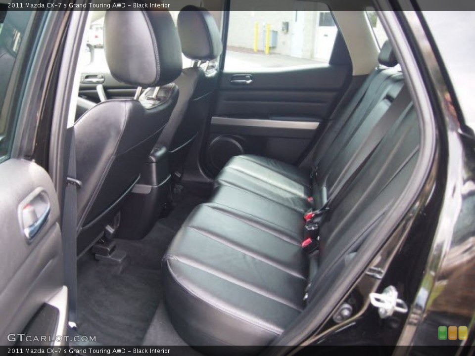 Black Interior Rear Seat for the 2011 Mazda CX-7 s Grand Touring AWD #65496587