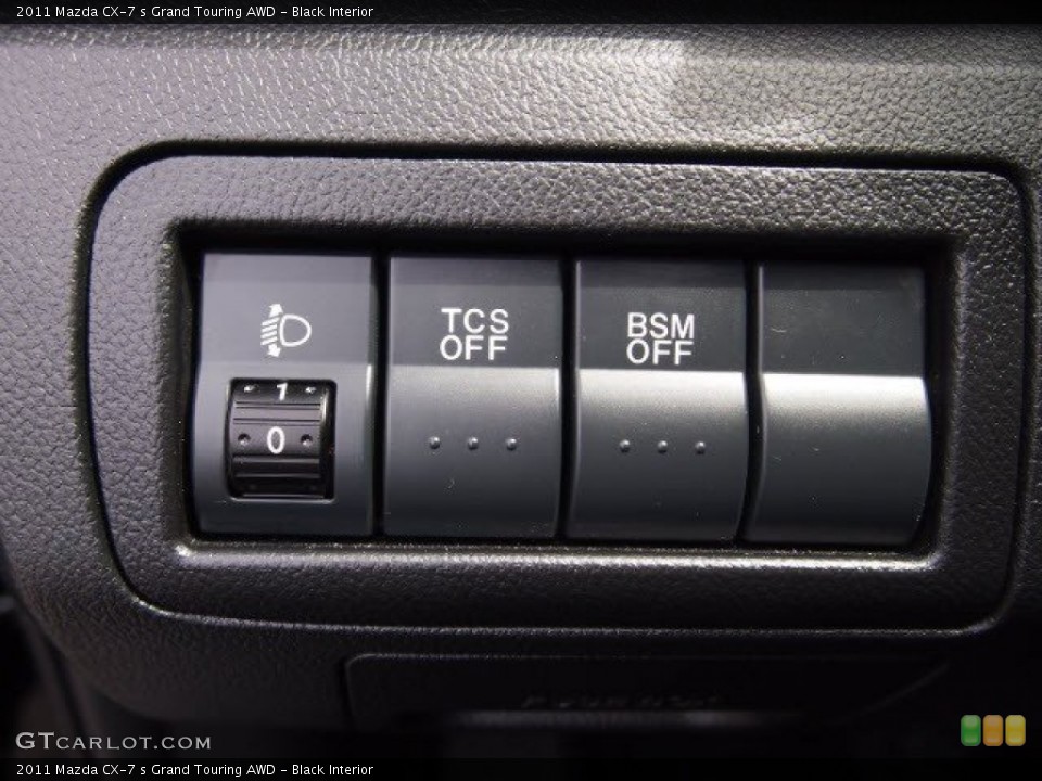 Black Interior Controls for the 2011 Mazda CX-7 s Grand Touring AWD #65496647
