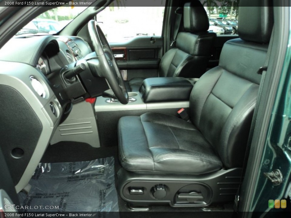 Black Interior Photo for the 2008 Ford F150 Lariat SuperCrew #65496650