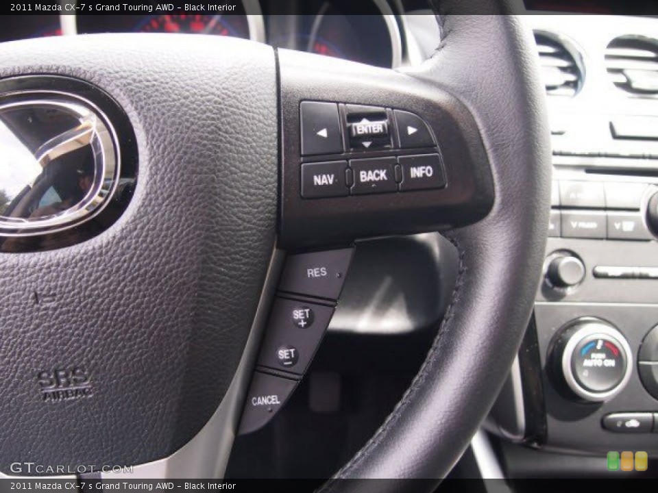 Black Interior Controls for the 2011 Mazda CX-7 s Grand Touring AWD #65496665