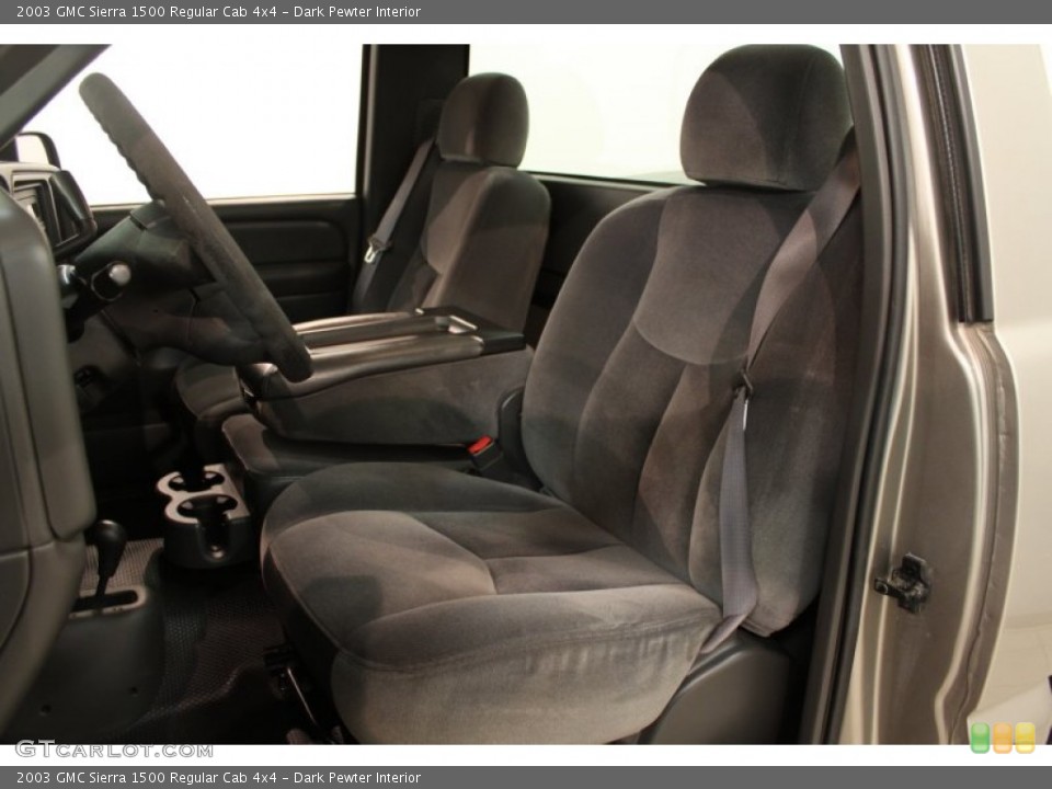 Dark Pewter Interior Photo for the 2003 GMC Sierra 1500 Regular Cab 4x4 #65497682