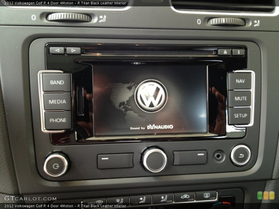 R Titan Black Leather Interior Controls for the 2012 Volkswagen Golf R 4 Door 4Motion #65499683