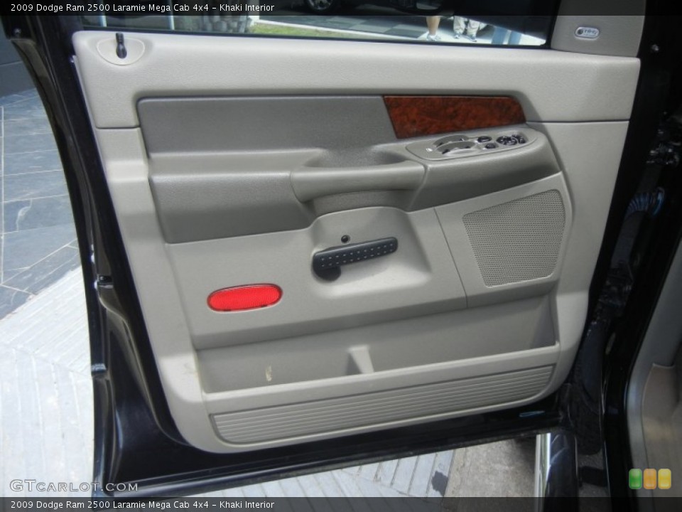 Khaki Interior Door Panel for the 2009 Dodge Ram 2500 Laramie Mega Cab 4x4 #65501232