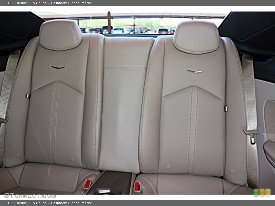 Cashmere/Cocoa Interior Rear Seat for the 2012 Cadillac CTS Coupe #65501832