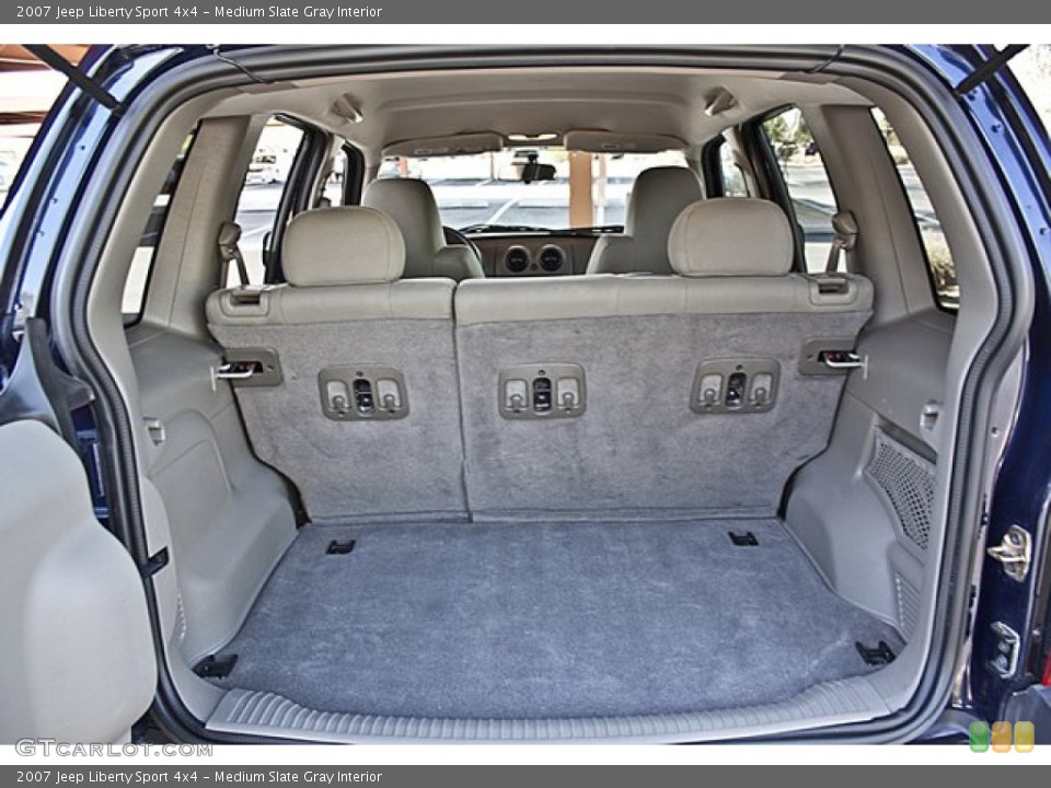 Medium Slate Gray Interior Trunk for the 2007 Jeep Liberty Sport 4x4 #65502302