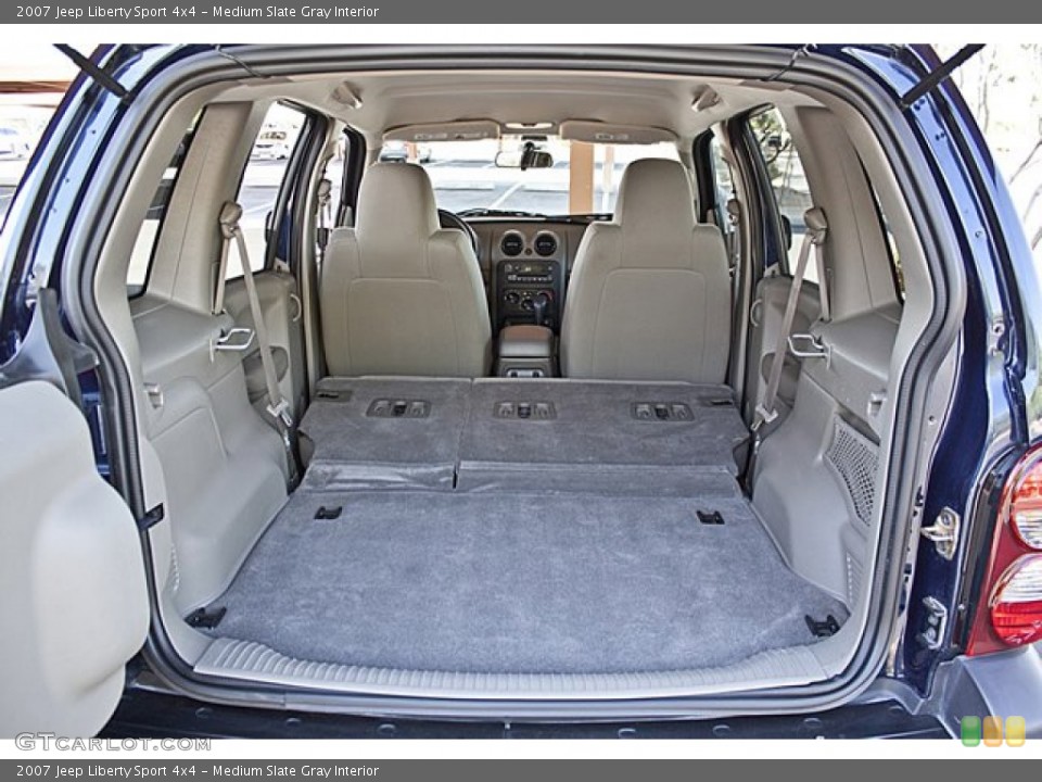 Medium Slate Gray Interior Trunk for the 2007 Jeep Liberty Sport 4x4 #65502305