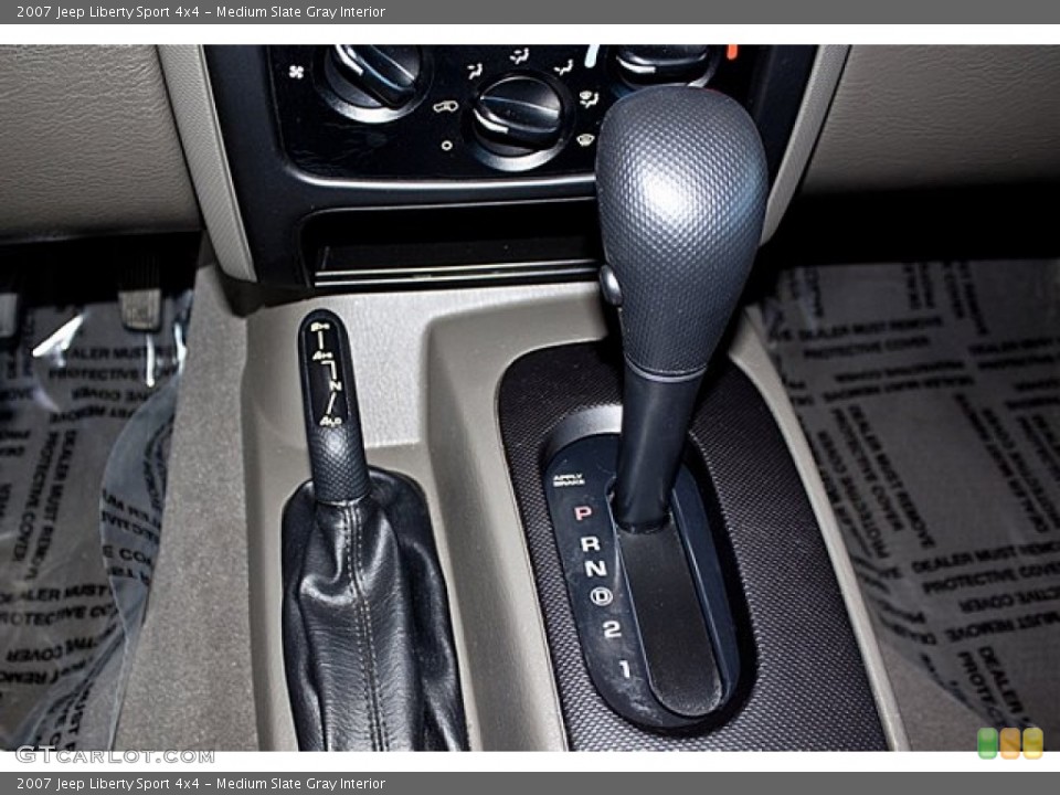 Medium Slate Gray Interior Transmission for the 2007 Jeep Liberty Sport 4x4 #65502341