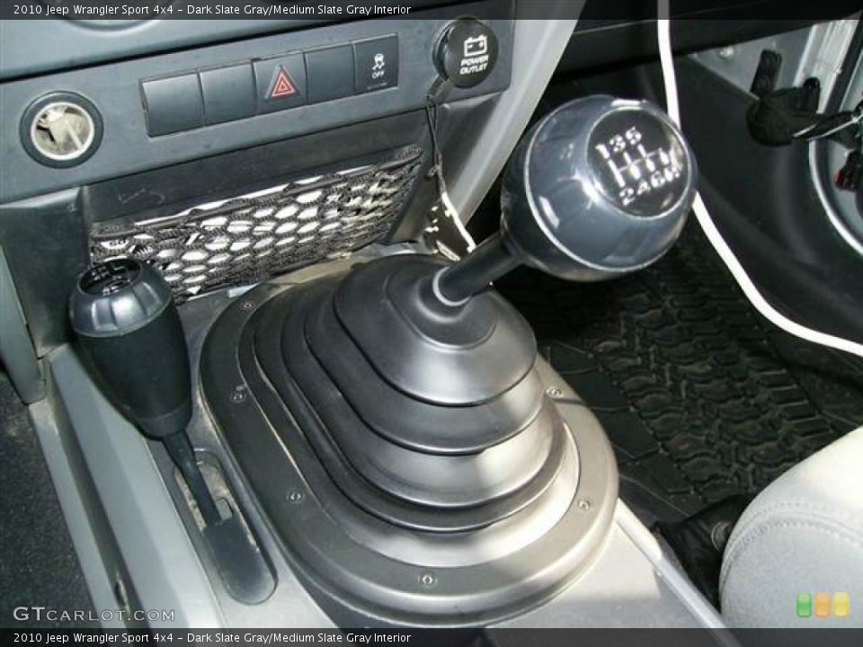 Dark Slate Gray/Medium Slate Gray Interior Transmission for the 2010 Jeep Wrangler Sport 4x4 #65502821