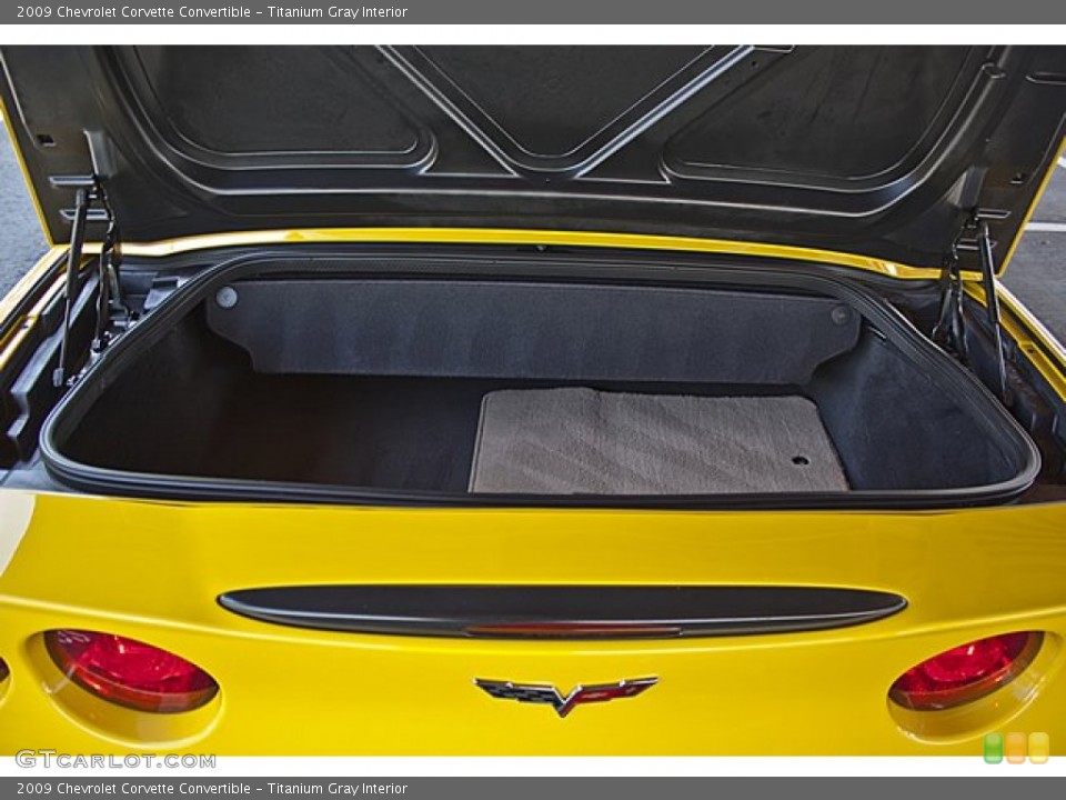 Titanium Gray Interior Trunk for the 2009 Chevrolet Corvette Convertible #65503004