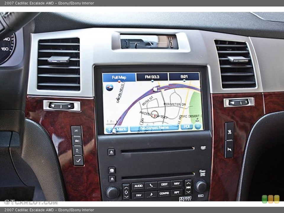 Ebony/Ebony Interior Navigation for the 2007 Cadillac Escalade AWD #65503274