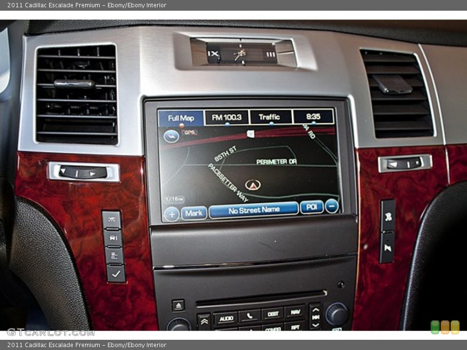 Ebony/Ebony Interior Navigation for the 2011 Cadillac Escalade Premium #65503445
