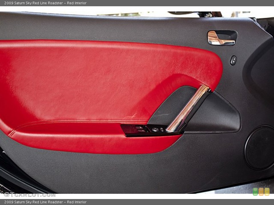 Red Interior Door Panel for the 2009 Saturn Sky Red Line Roadster #65503579