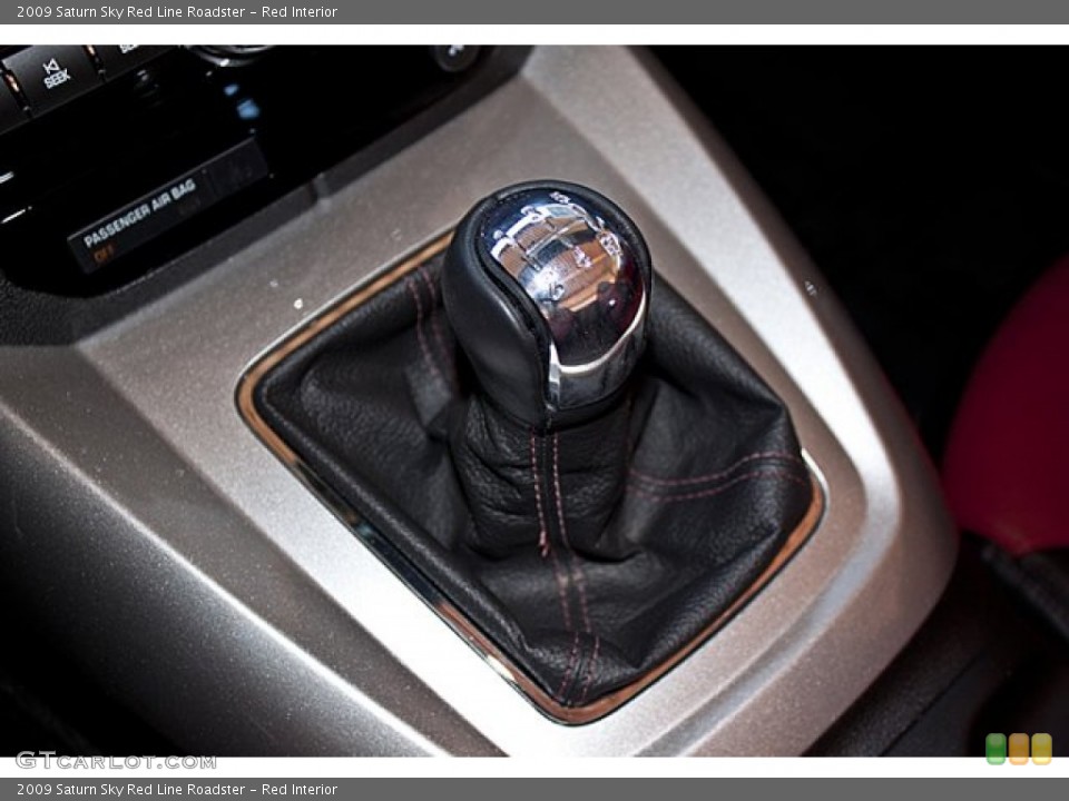 Red Interior Transmission for the 2009 Saturn Sky Red Line Roadster #65503626