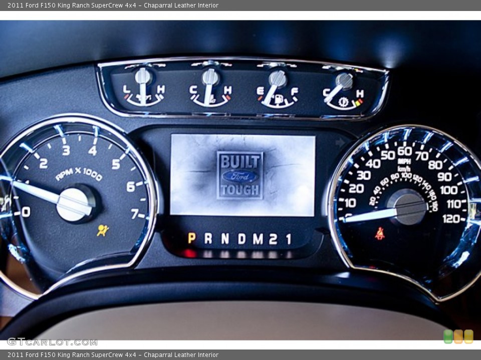 Chaparral Leather Interior Gauges for the 2011 Ford F150 King Ranch SuperCrew 4x4 #65503961