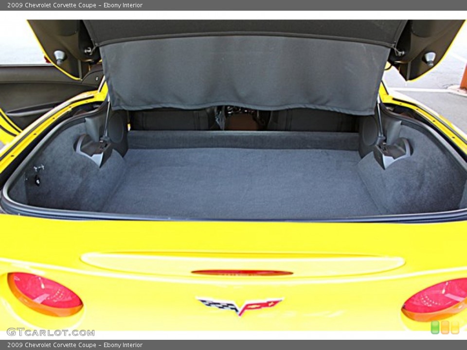 Ebony Interior Trunk for the 2009 Chevrolet Corvette Coupe #65504108
