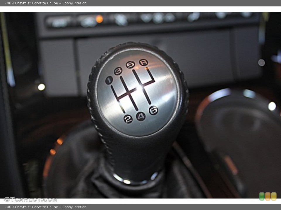 Ebony Interior Transmission for the 2009 Chevrolet Corvette Coupe #65504201