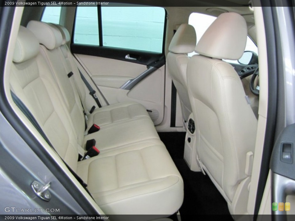 Sandstone Interior Rear Seat for the 2009 Volkswagen Tiguan SEL 4Motion #65504609