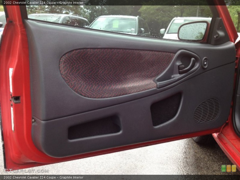 Graphite Interior Door Panel for the 2002 Chevrolet Cavalier Z24 Coupe #65504957