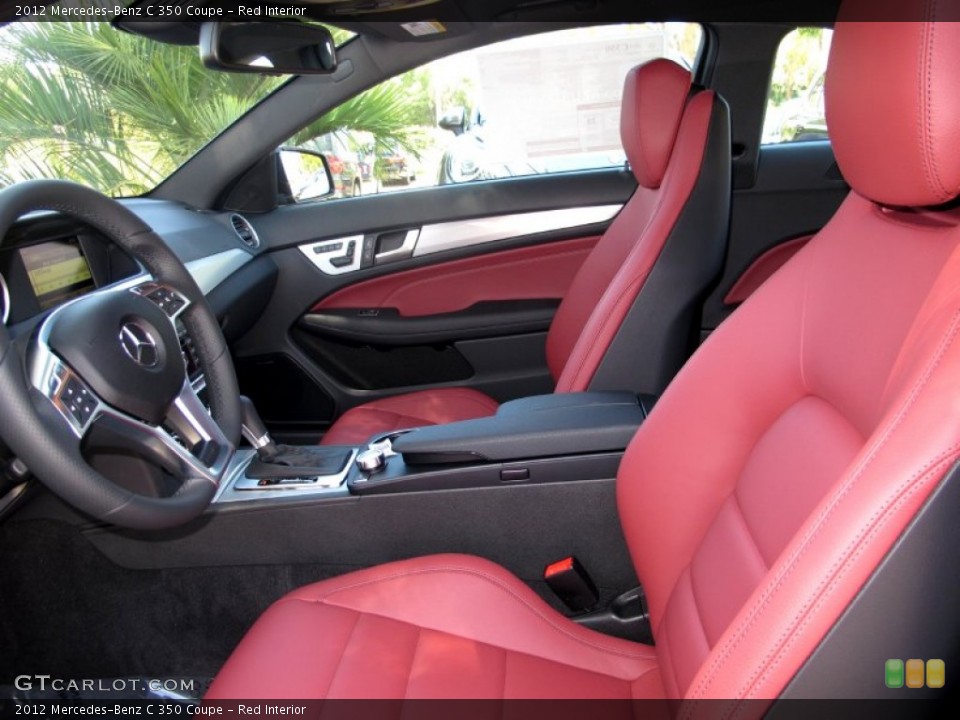 Red Interior Photo for the 2012 Mercedes-Benz C 350 Coupe #65505652