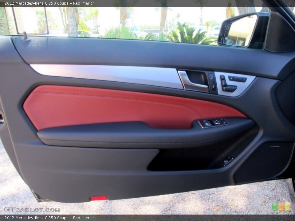Red Interior Door Panel for the 2012 Mercedes-Benz C 350 Coupe #65505670