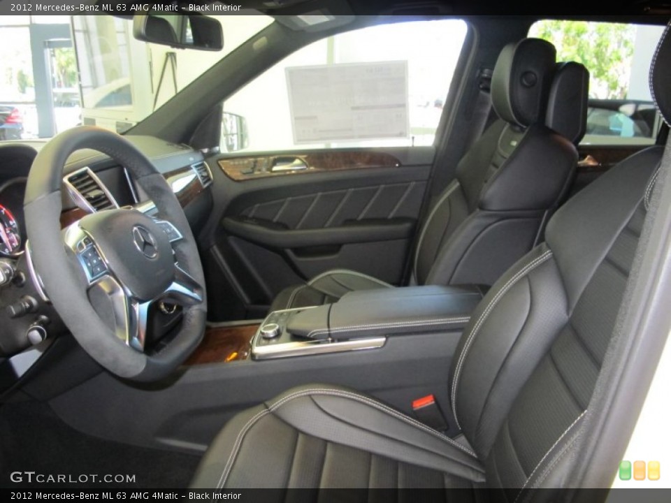 Black Interior Photo for the 2012 Mercedes-Benz ML 63 AMG 4Matic #65505794