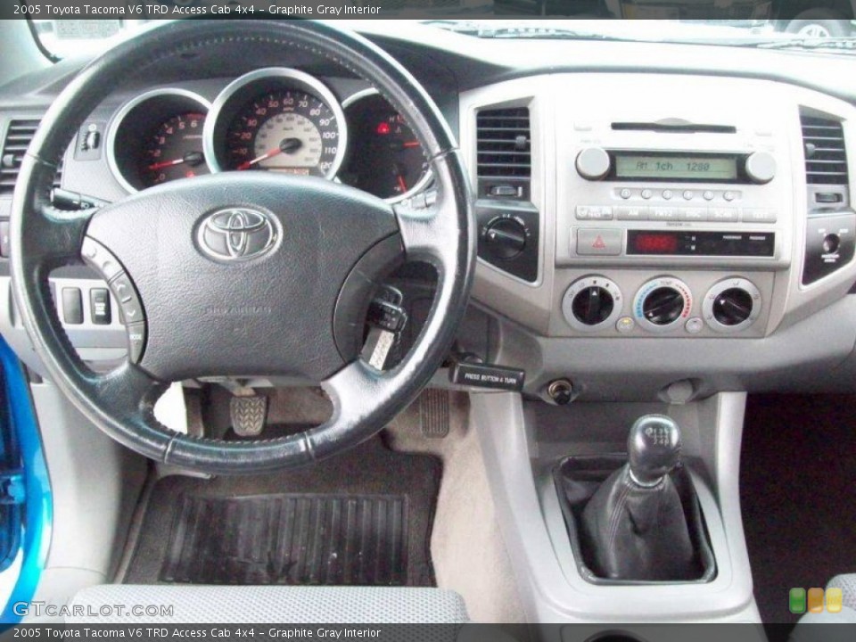 Graphite Gray Interior Dashboard for the 2005 Toyota Tacoma V6 TRD Access Cab 4x4 #65506010