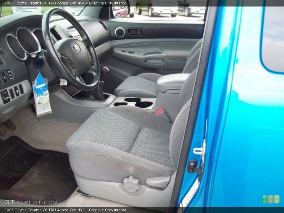 Graphite Gray Interior Photo for the 2005 Toyota Tacoma V6 TRD Access Cab 4x4 #65506100