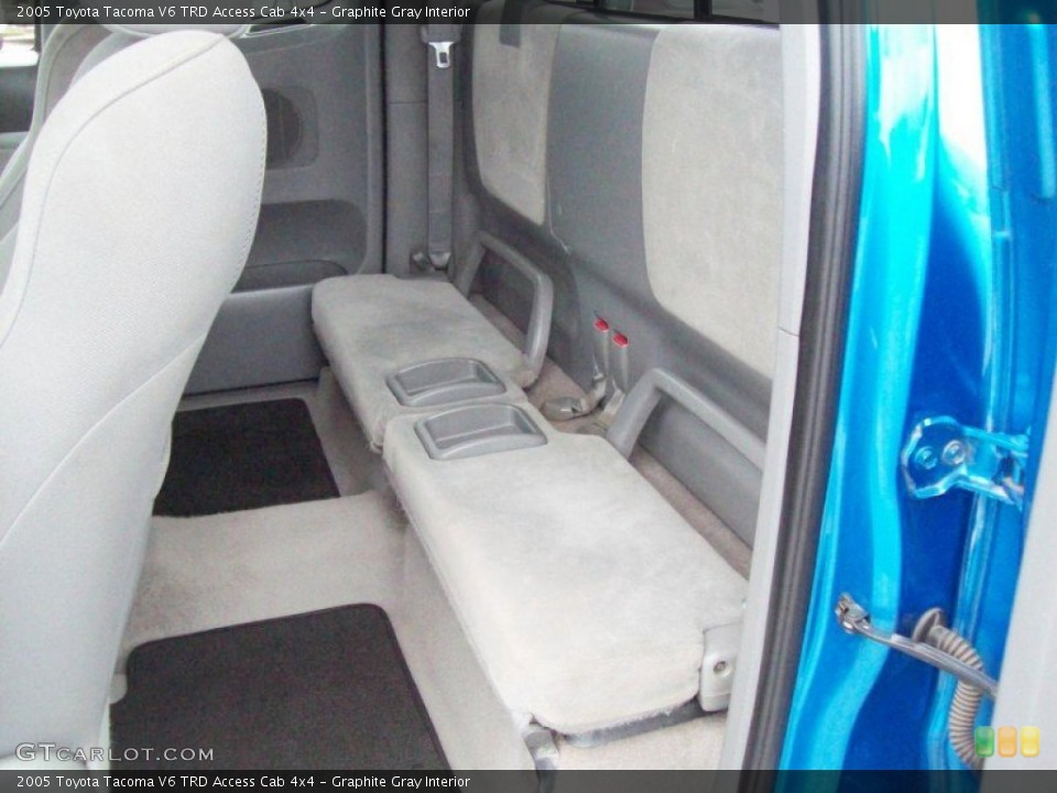 Graphite Gray Interior Rear Seat for the 2005 Toyota Tacoma V6 TRD Access Cab 4x4 #65506109