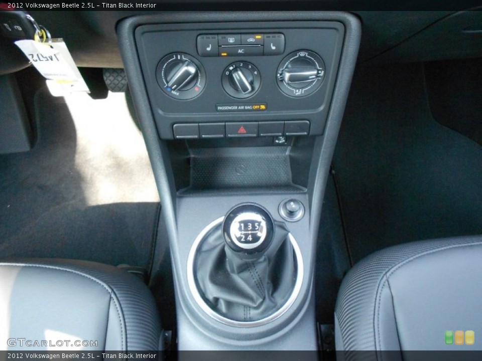 Titan Black Interior Transmission for the 2012 Volkswagen Beetle 2.5L #65508992