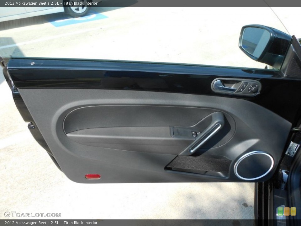 Titan Black Interior Door Panel for the 2012 Volkswagen Beetle 2.5L #65509121