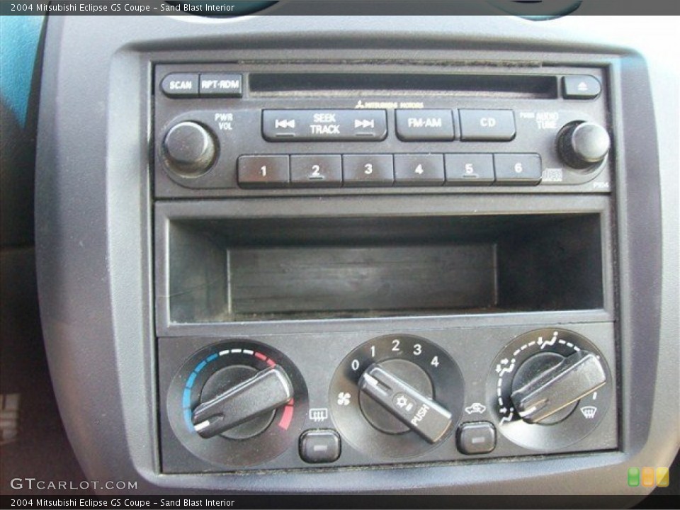 Sand Blast Interior Controls for the 2004 Mitsubishi Eclipse GS Coupe #65509457