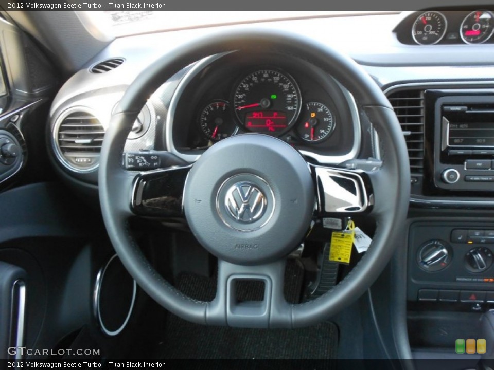 Titan Black Interior Steering Wheel for the 2012 Volkswagen Beetle Turbo #65509466