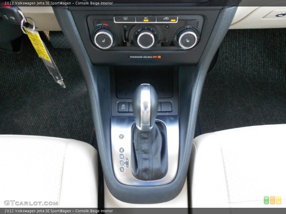 Cornsilk Beige Interior Controls for the 2012 Volkswagen Jetta SE SportWagen #65509646