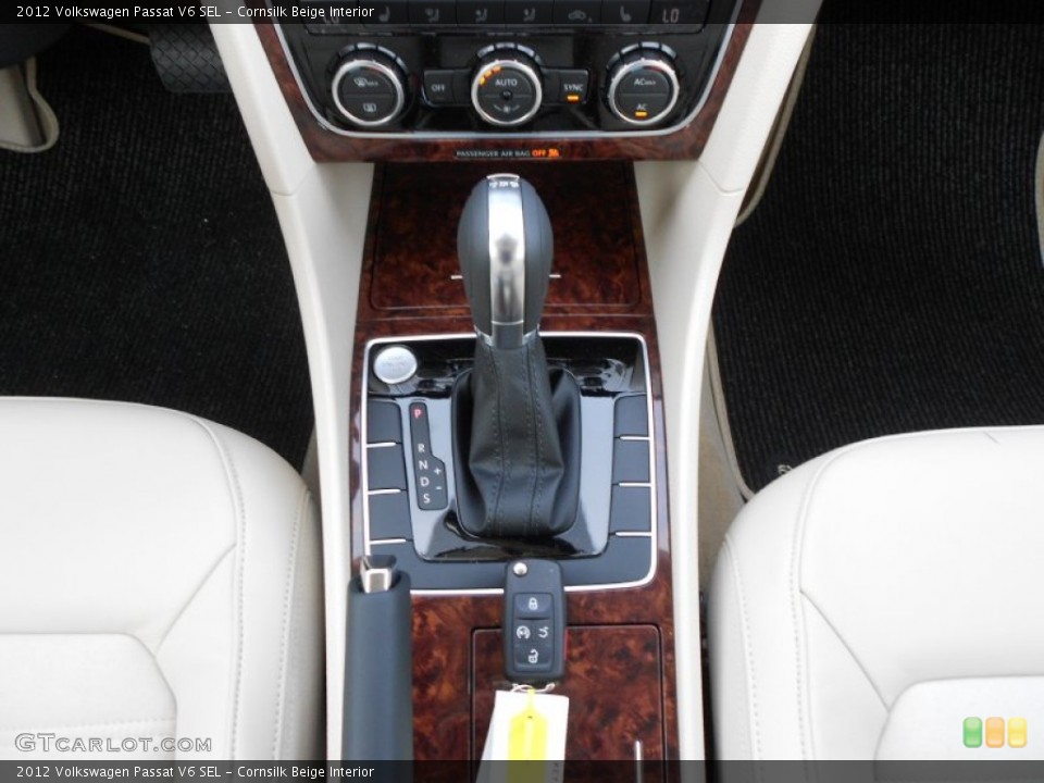 Cornsilk Beige Interior Transmission for the 2012 Volkswagen Passat V6 SEL #65510123