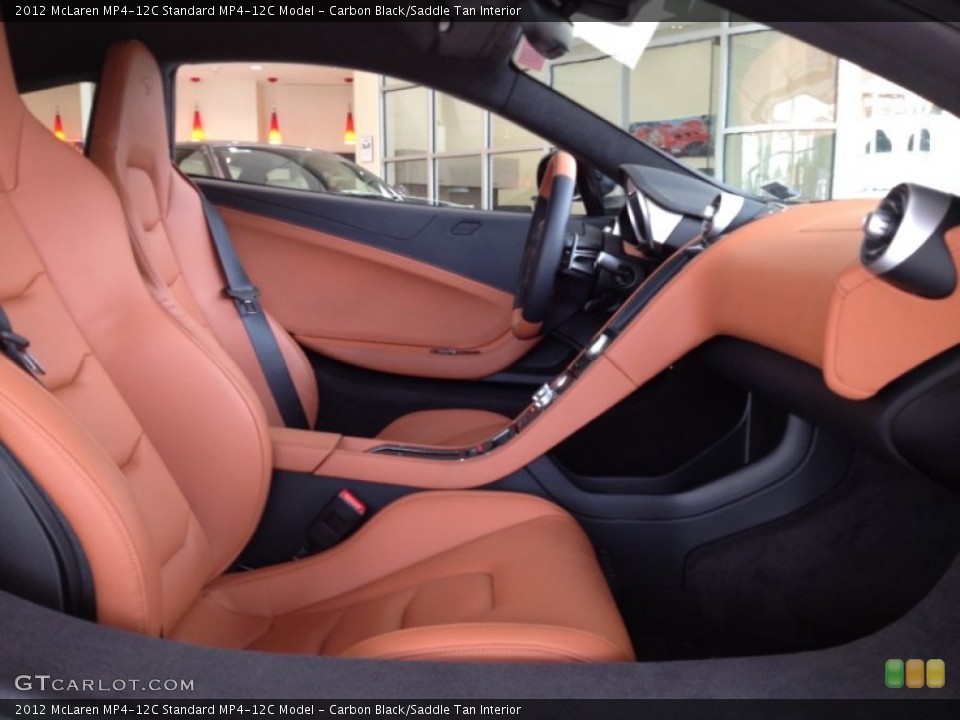 Carbon Black/Saddle Tan Interior Photo for the 2012 McLaren MP4-12C  #65511896