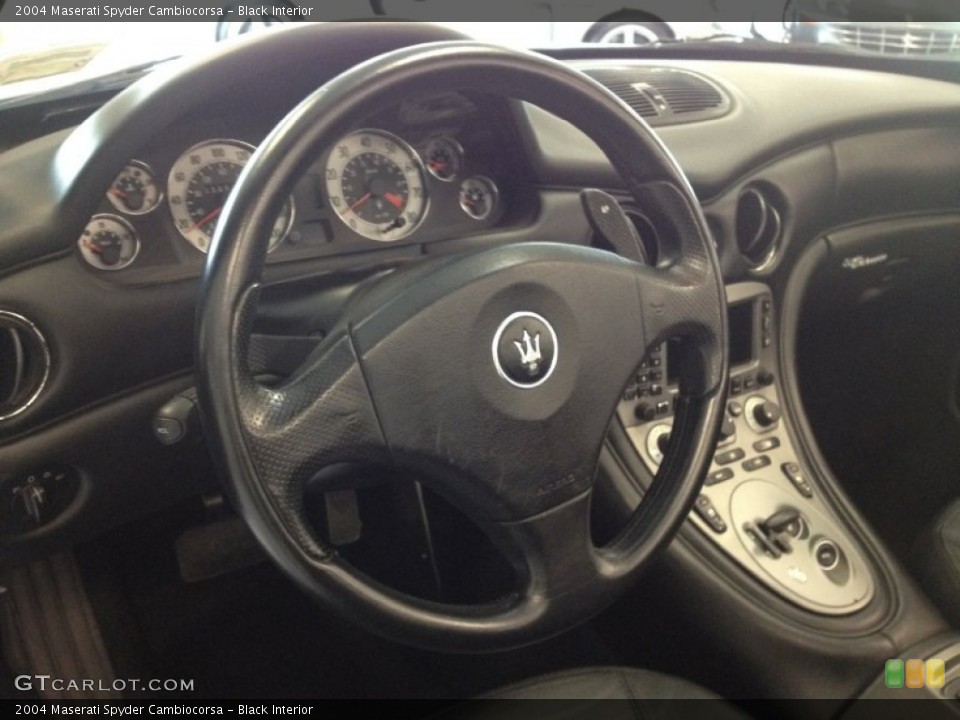 Black 2004 Maserati Spyder Interiors