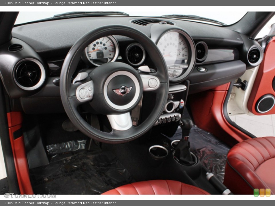 Lounge Redwood Red Leather Interior Dashboard for the 2009 Mini Cooper Hardtop #65513360