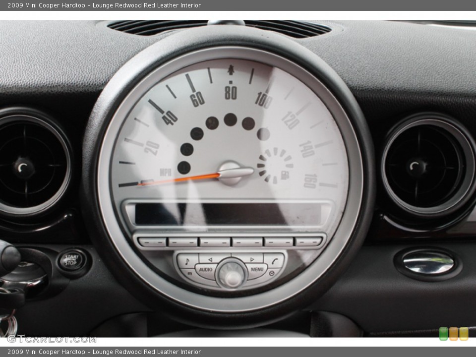 Lounge Redwood Red Leather Interior Gauges for the 2009 Mini Cooper Hardtop #65513395