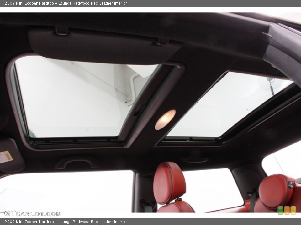 Lounge Redwood Red Leather Interior Sunroof for the 2009 Mini Cooper Hardtop #65513483