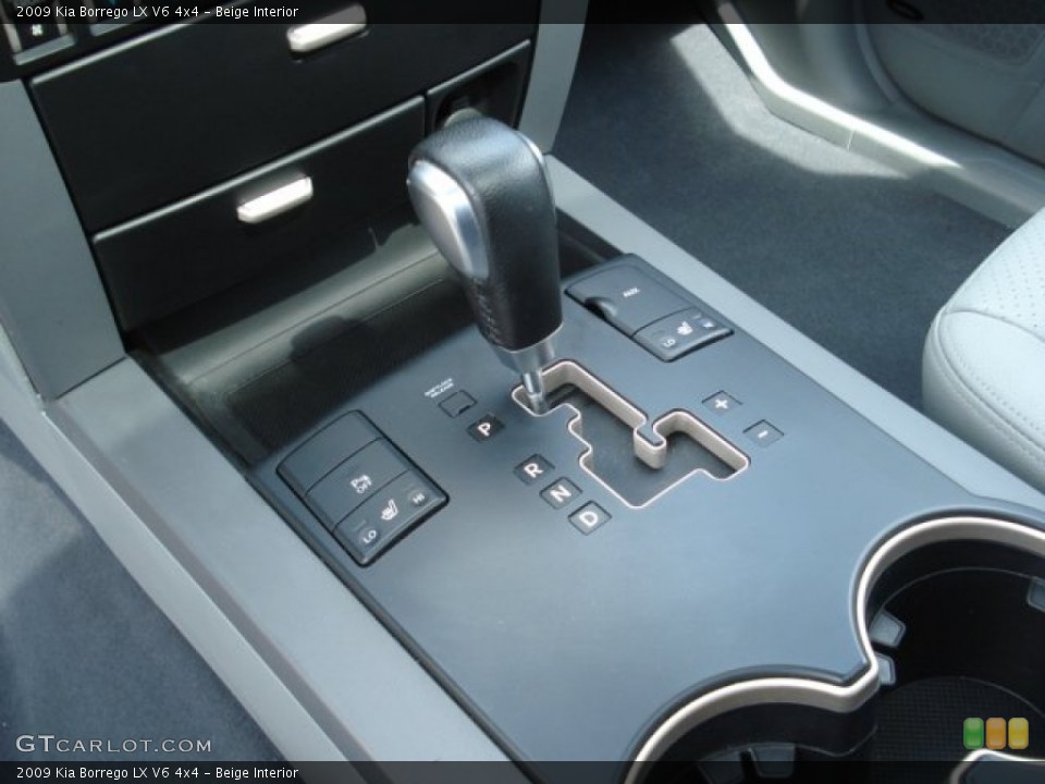 Beige Interior Transmission for the 2009 Kia Borrego LX V6 4x4 #65516105