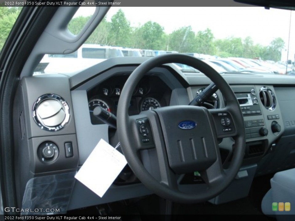 Steel Interior Steering Wheel for the 2012 Ford F350 Super Duty XLT Regular Cab 4x4 #65516576