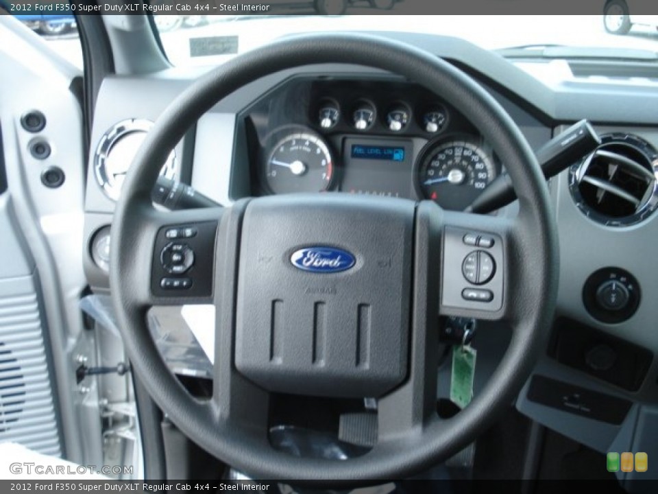 Steel Interior Steering Wheel for the 2012 Ford F350 Super Duty XLT Regular Cab 4x4 #65516648
