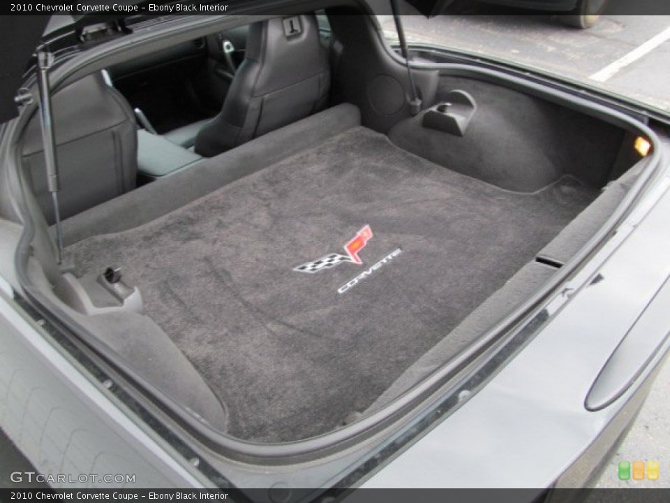 Ebony Black Interior Trunk for the 2010 Chevrolet Corvette Coupe #65521304