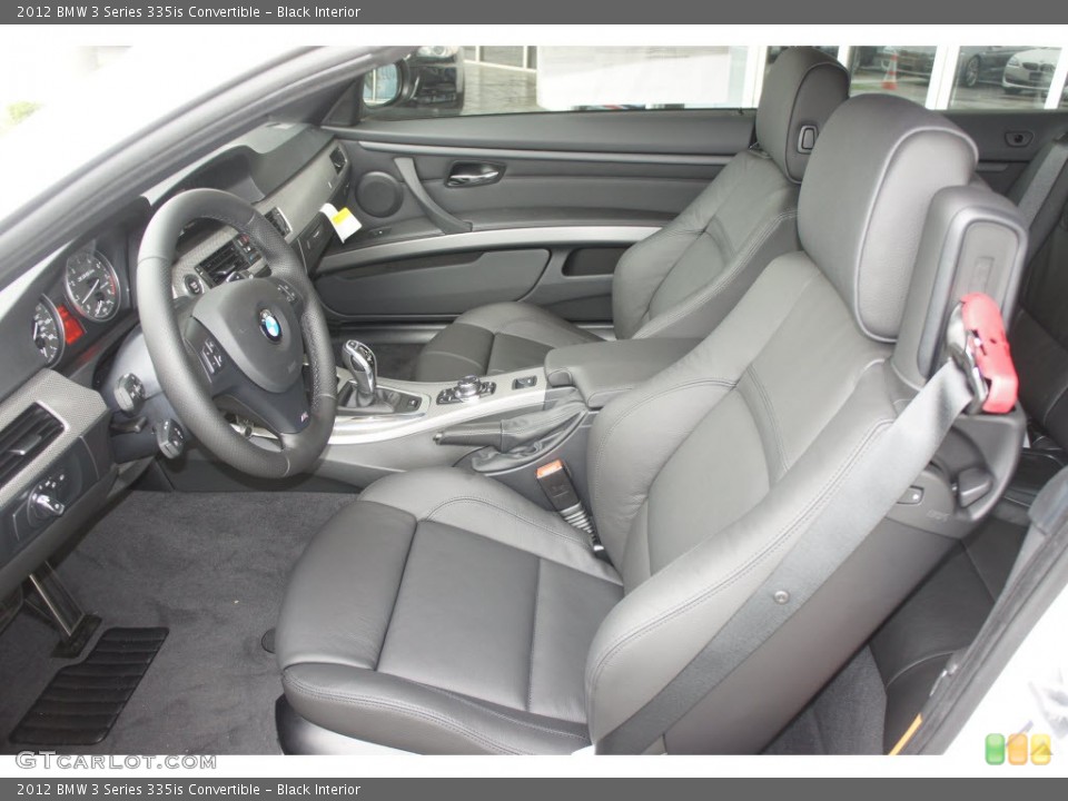 Black Interior Photo for the 2012 BMW 3 Series 335is Convertible #65526467