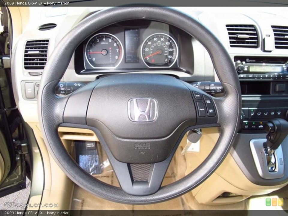 Ivory Interior Steering Wheel for the 2009 Honda CR-V LX #65526479