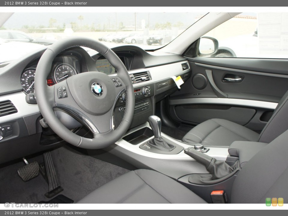 Black Interior Prime Interior for the 2012 BMW 3 Series 328i Coupe #65526881