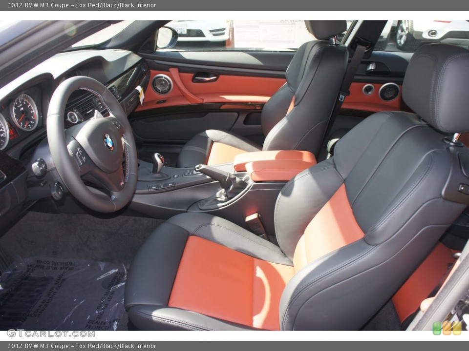 Fox Red/Black/Black Interior Photo for the 2012 BMW M3 Coupe #65528300